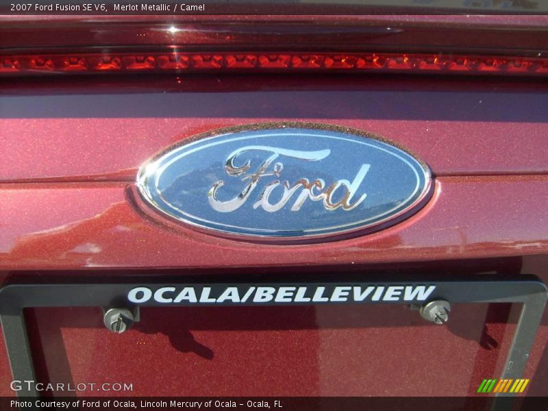 Merlot Metallic / Camel 2007 Ford Fusion SE V6
