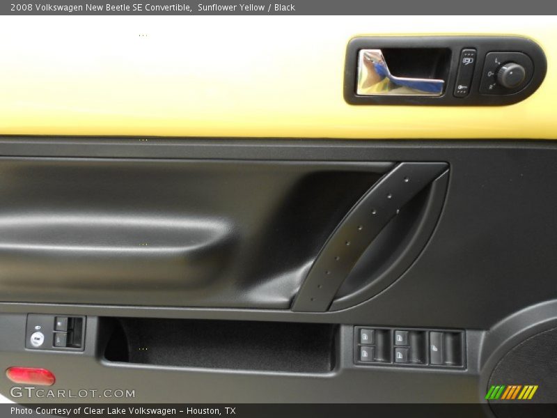Sunflower Yellow / Black 2008 Volkswagen New Beetle SE Convertible