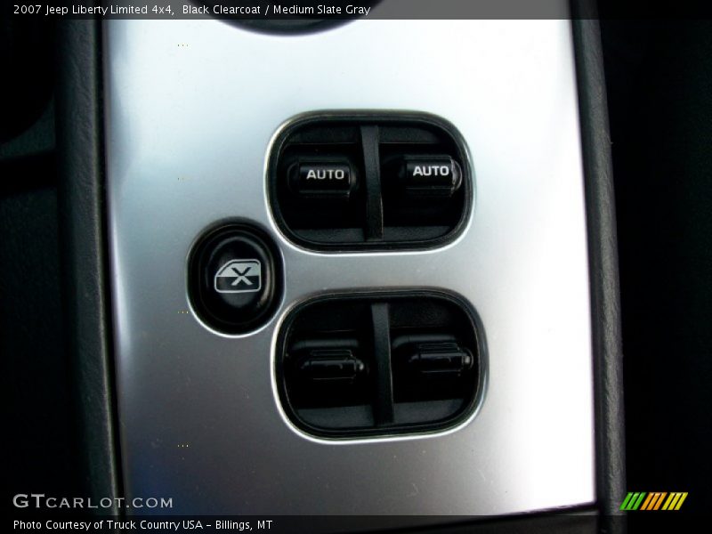 Black Clearcoat / Medium Slate Gray 2007 Jeep Liberty Limited 4x4