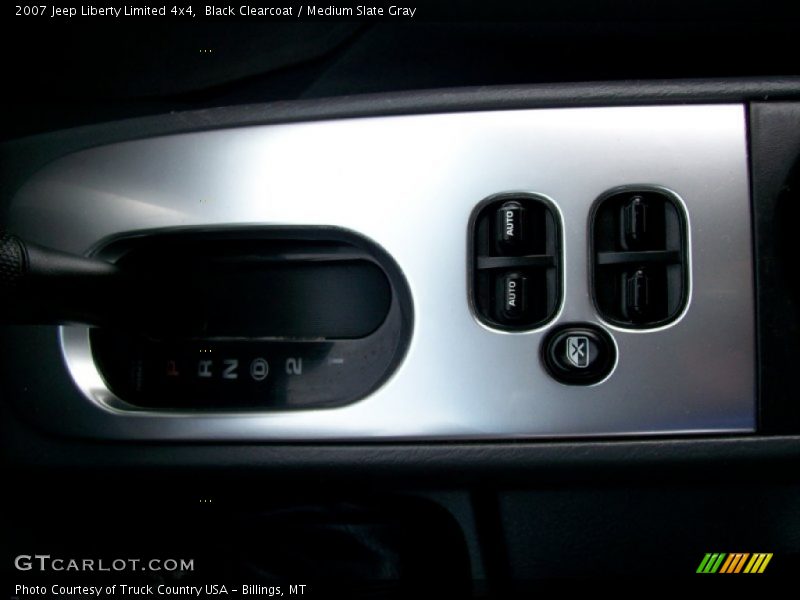 Black Clearcoat / Medium Slate Gray 2007 Jeep Liberty Limited 4x4