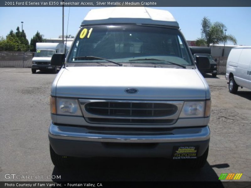 Silver Metallic / Medium Graphite 2001 Ford E Series Van E350 Wheelchair Access