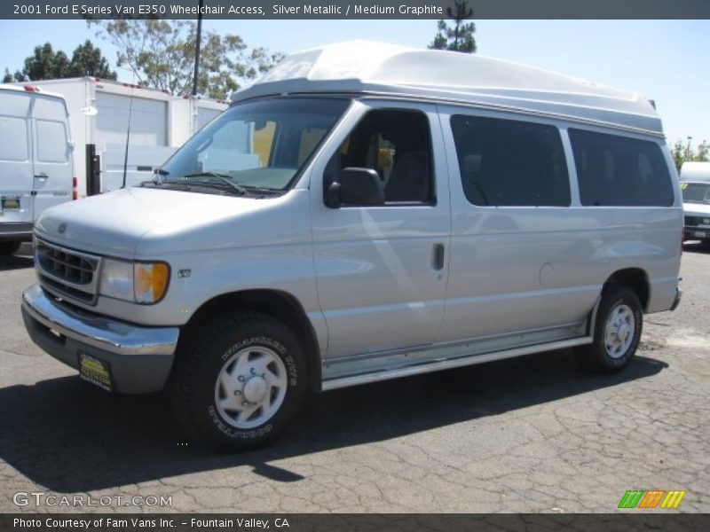 Silver Metallic / Medium Graphite 2001 Ford E Series Van E350 Wheelchair Access