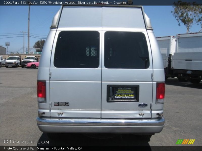 Silver Metallic / Medium Graphite 2001 Ford E Series Van E350 Wheelchair Access