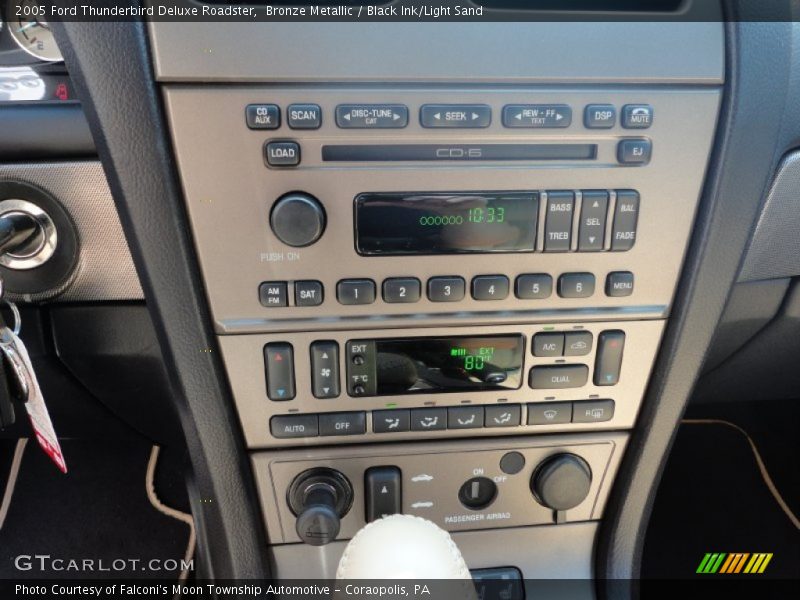 Bronze Metallic / Black Ink/Light Sand 2005 Ford Thunderbird Deluxe Roadster