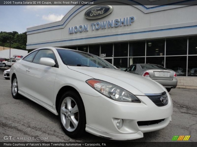 Arctic Frost Pearl / Charcoal 2006 Toyota Solara SE V6 Coupe