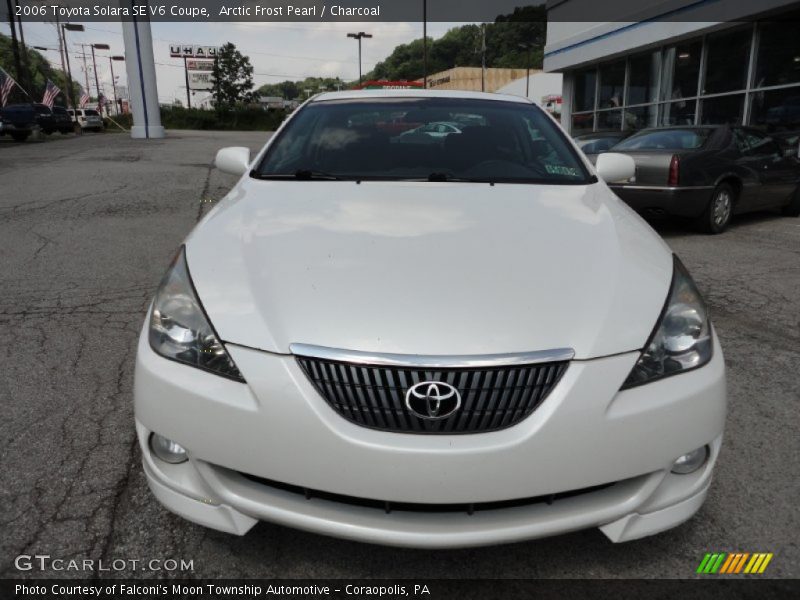 Arctic Frost Pearl / Charcoal 2006 Toyota Solara SE V6 Coupe