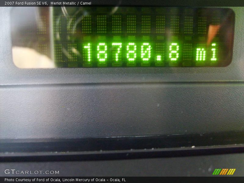 Merlot Metallic / Camel 2007 Ford Fusion SE V6