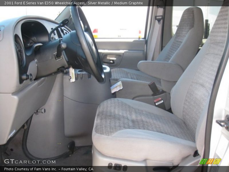 Silver Metallic / Medium Graphite 2001 Ford E Series Van E350 Wheelchair Access