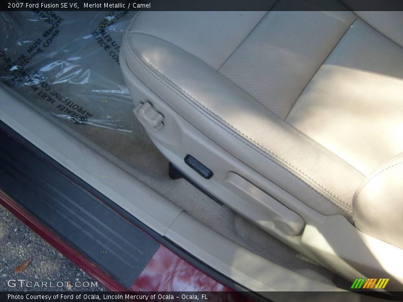 Merlot Metallic / Camel 2007 Ford Fusion SE V6