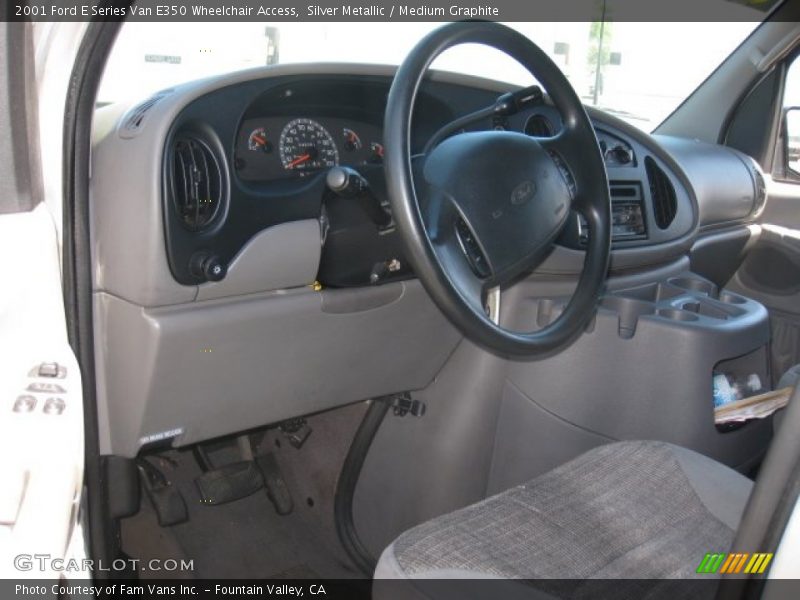 Silver Metallic / Medium Graphite 2001 Ford E Series Van E350 Wheelchair Access
