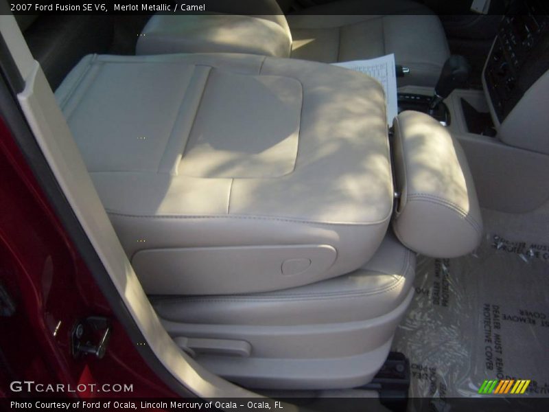 Merlot Metallic / Camel 2007 Ford Fusion SE V6