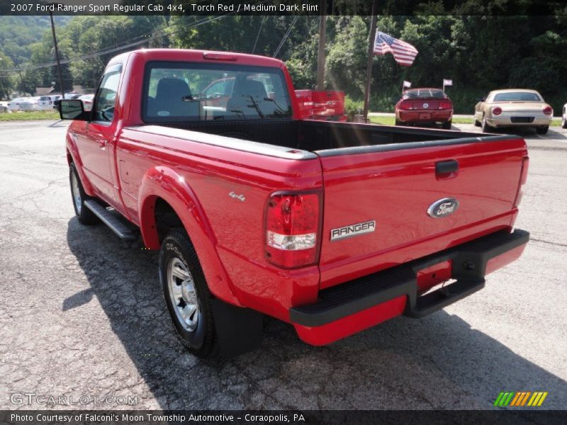 Torch Red / Medium Dark Flint 2007 Ford Ranger Sport Regular Cab 4x4