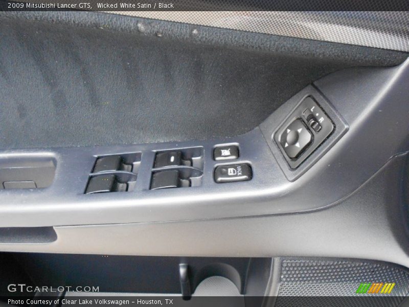 Wicked White Satin / Black 2009 Mitsubishi Lancer GTS