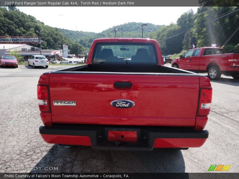 Torch Red / Medium Dark Flint 2007 Ford Ranger Sport Regular Cab 4x4