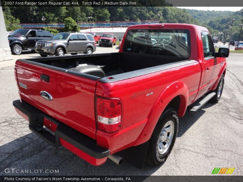 Torch Red / Medium Dark Flint 2007 Ford Ranger Sport Regular Cab 4x4