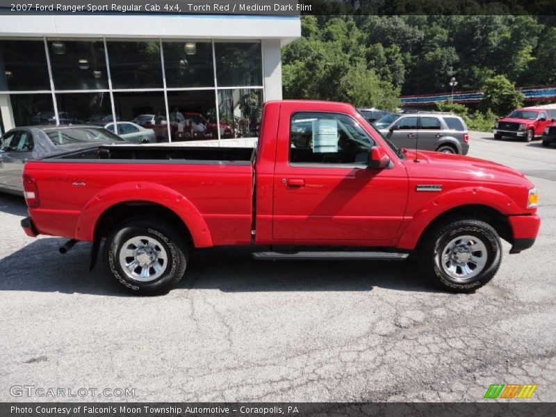 Torch Red / Medium Dark Flint 2007 Ford Ranger Sport Regular Cab 4x4