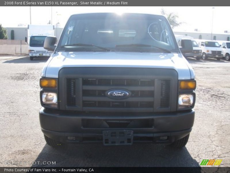 Silver Metallic / Medium Flint 2008 Ford E Series Van E150 XL Passenger