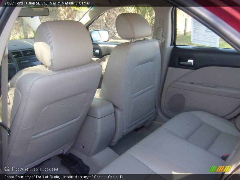Merlot Metallic / Camel 2007 Ford Fusion SE V6