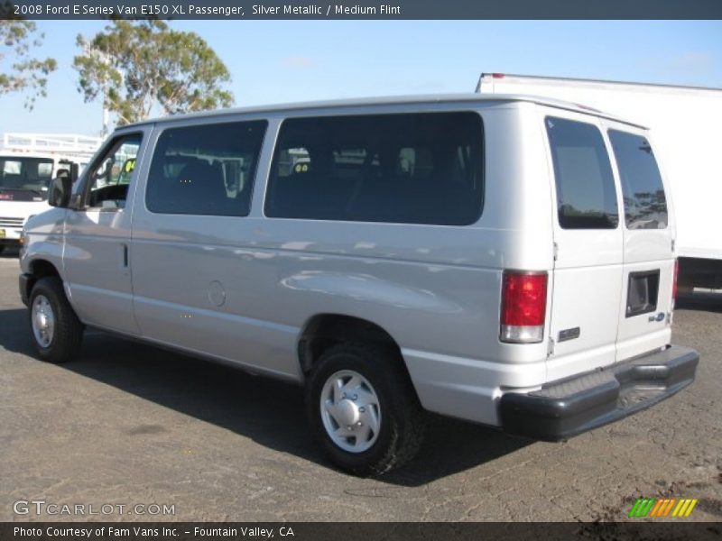 Silver Metallic / Medium Flint 2008 Ford E Series Van E150 XL Passenger