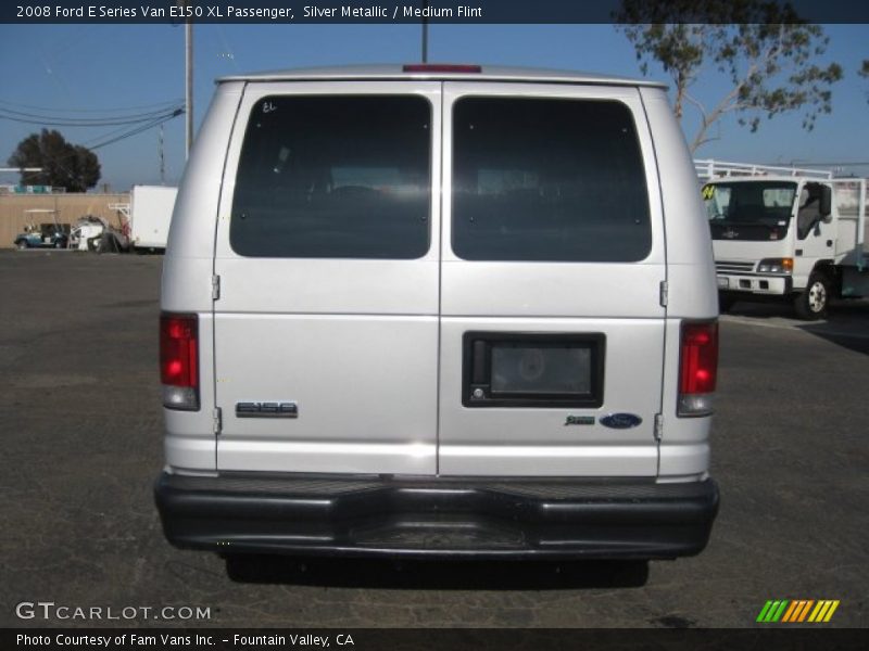 Silver Metallic / Medium Flint 2008 Ford E Series Van E150 XL Passenger