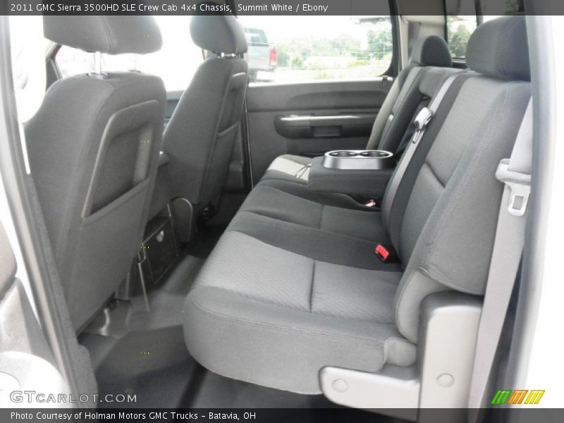 Summit White / Ebony 2011 GMC Sierra 3500HD SLE Crew Cab 4x4 Chassis