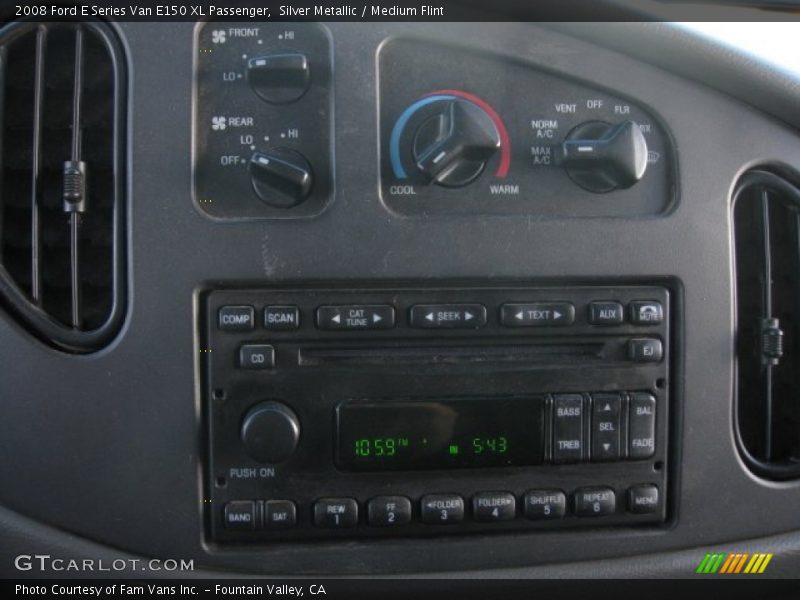Silver Metallic / Medium Flint 2008 Ford E Series Van E150 XL Passenger