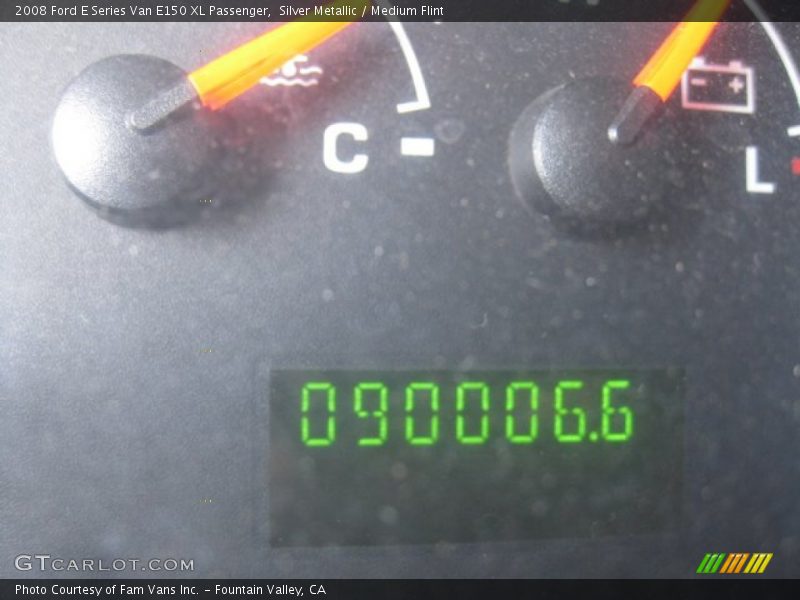 Silver Metallic / Medium Flint 2008 Ford E Series Van E150 XL Passenger