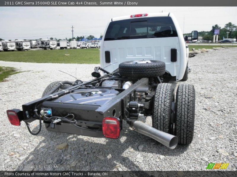 Summit White / Ebony 2011 GMC Sierra 3500HD SLE Crew Cab 4x4 Chassis
