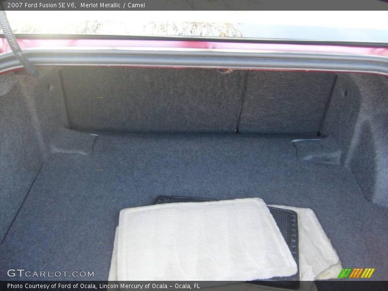 Merlot Metallic / Camel 2007 Ford Fusion SE V6