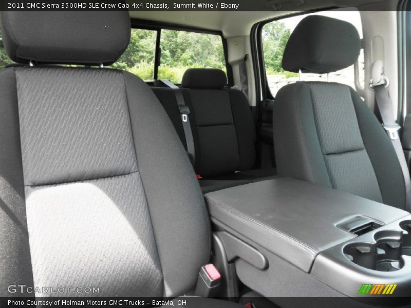 Summit White / Ebony 2011 GMC Sierra 3500HD SLE Crew Cab 4x4 Chassis