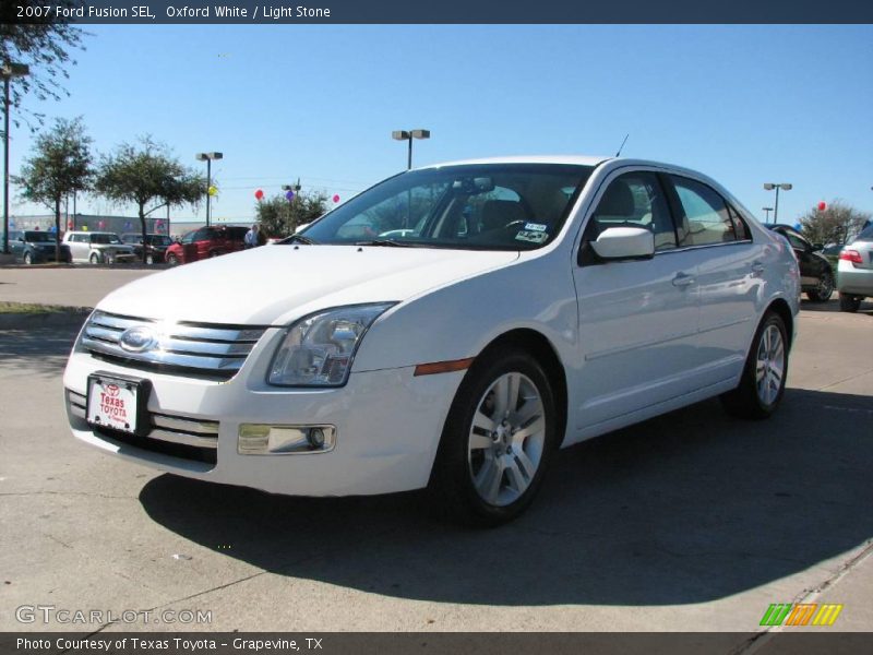 Oxford White / Light Stone 2007 Ford Fusion SEL