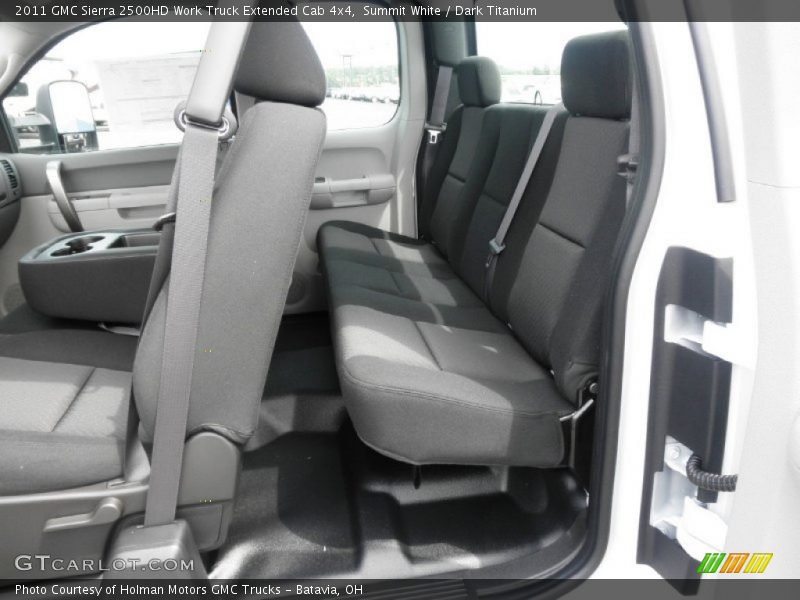 Summit White / Dark Titanium 2011 GMC Sierra 2500HD Work Truck Extended Cab 4x4