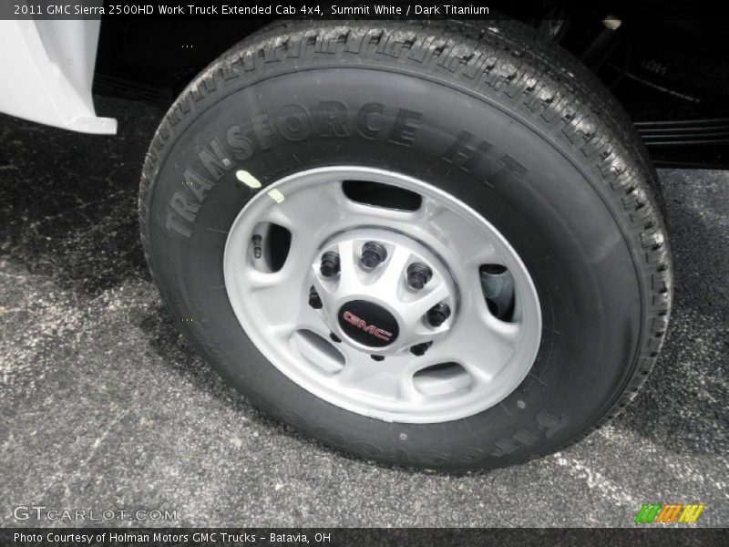 Summit White / Dark Titanium 2011 GMC Sierra 2500HD Work Truck Extended Cab 4x4