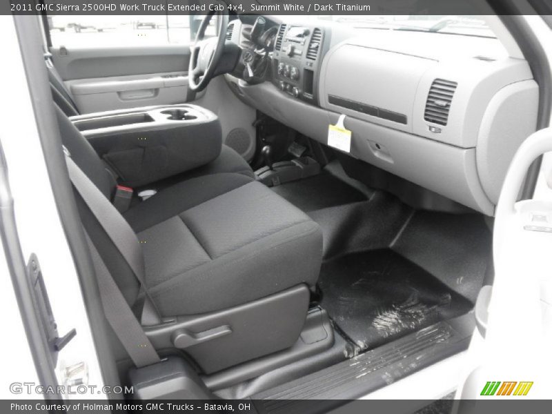 Summit White / Dark Titanium 2011 GMC Sierra 2500HD Work Truck Extended Cab 4x4