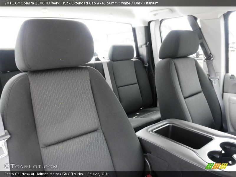 Summit White / Dark Titanium 2011 GMC Sierra 2500HD Work Truck Extended Cab 4x4