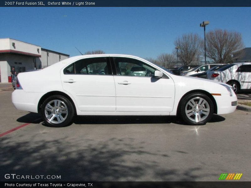 Oxford White / Light Stone 2007 Ford Fusion SEL