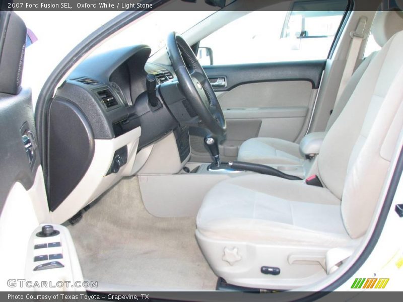 Oxford White / Light Stone 2007 Ford Fusion SEL