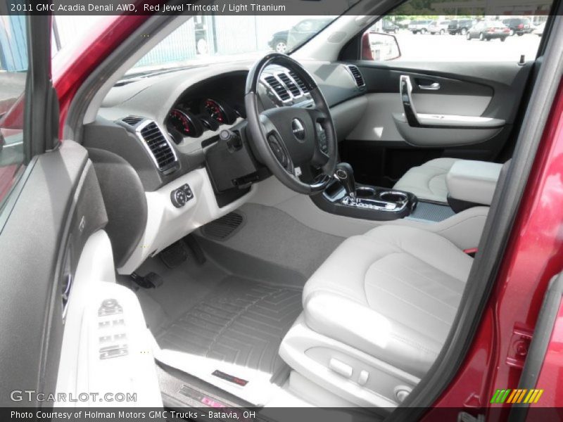 Red Jewel Tintcoat / Light Titanium 2011 GMC Acadia Denali AWD