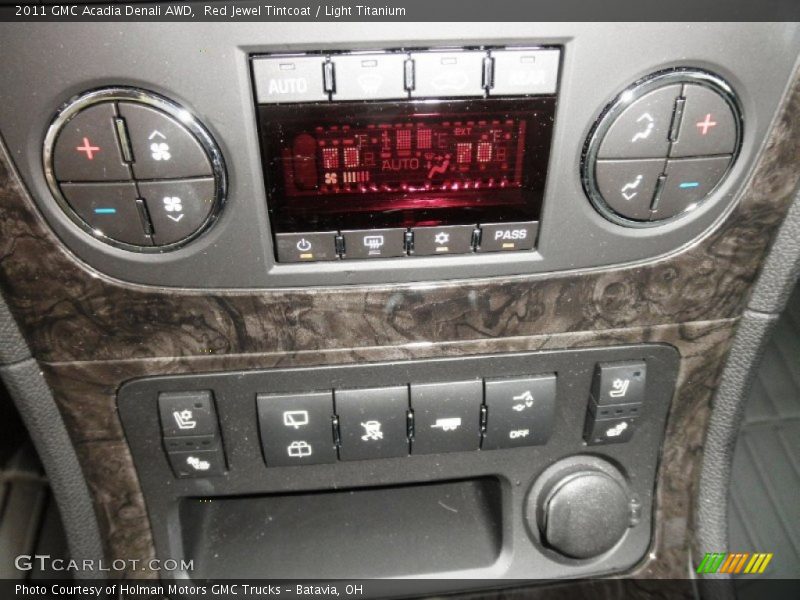 Red Jewel Tintcoat / Light Titanium 2011 GMC Acadia Denali AWD