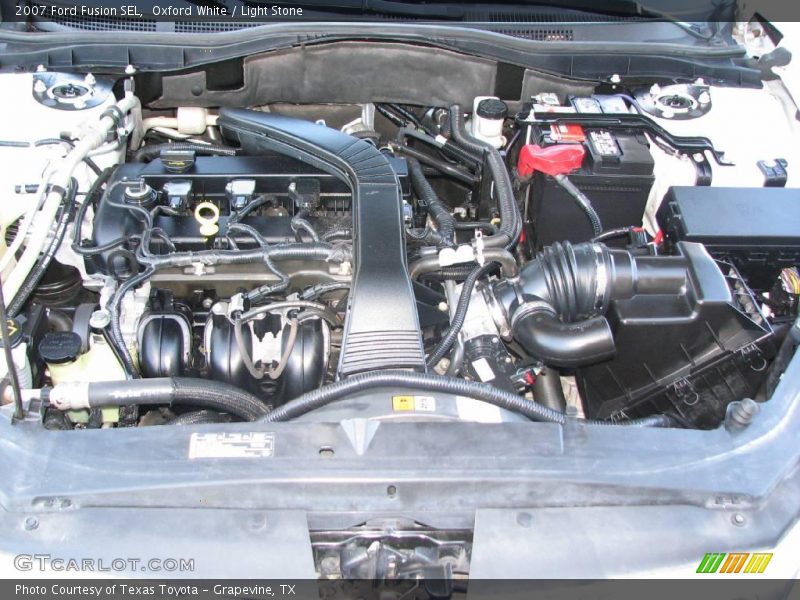 Oxford White / Light Stone 2007 Ford Fusion SEL