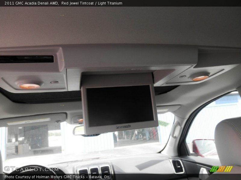 Red Jewel Tintcoat / Light Titanium 2011 GMC Acadia Denali AWD