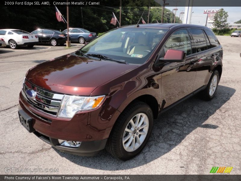 Cinnamon Metallic / Camel 2009 Ford Edge SEL AWD