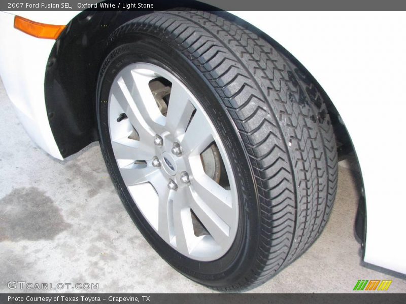 Oxford White / Light Stone 2007 Ford Fusion SEL