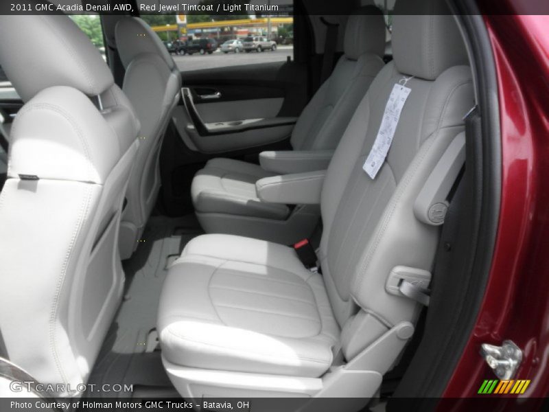 Red Jewel Tintcoat / Light Titanium 2011 GMC Acadia Denali AWD
