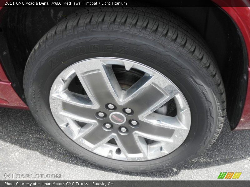 Red Jewel Tintcoat / Light Titanium 2011 GMC Acadia Denali AWD