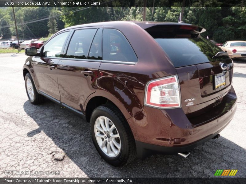 Cinnamon Metallic / Camel 2009 Ford Edge SEL AWD