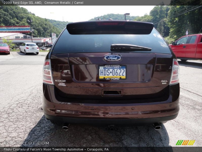 Cinnamon Metallic / Camel 2009 Ford Edge SEL AWD