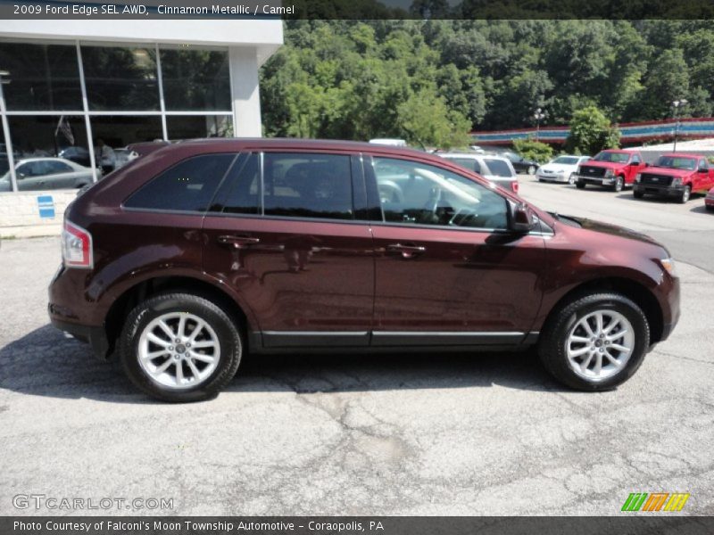 Cinnamon Metallic / Camel 2009 Ford Edge SEL AWD