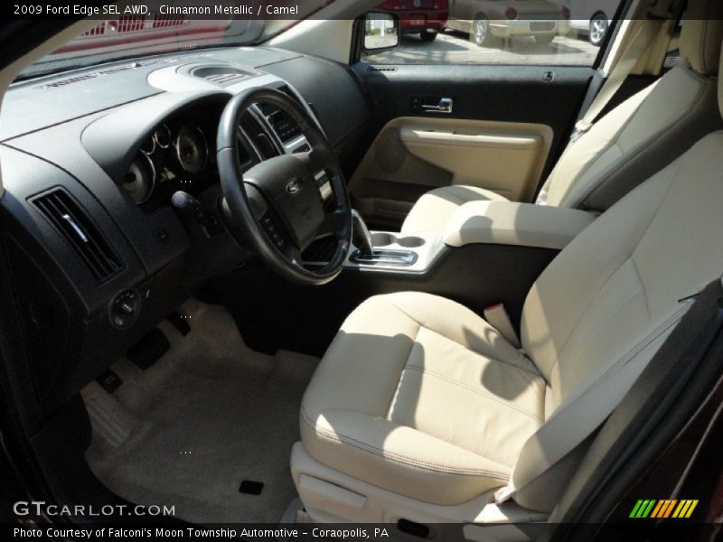 Cinnamon Metallic / Camel 2009 Ford Edge SEL AWD