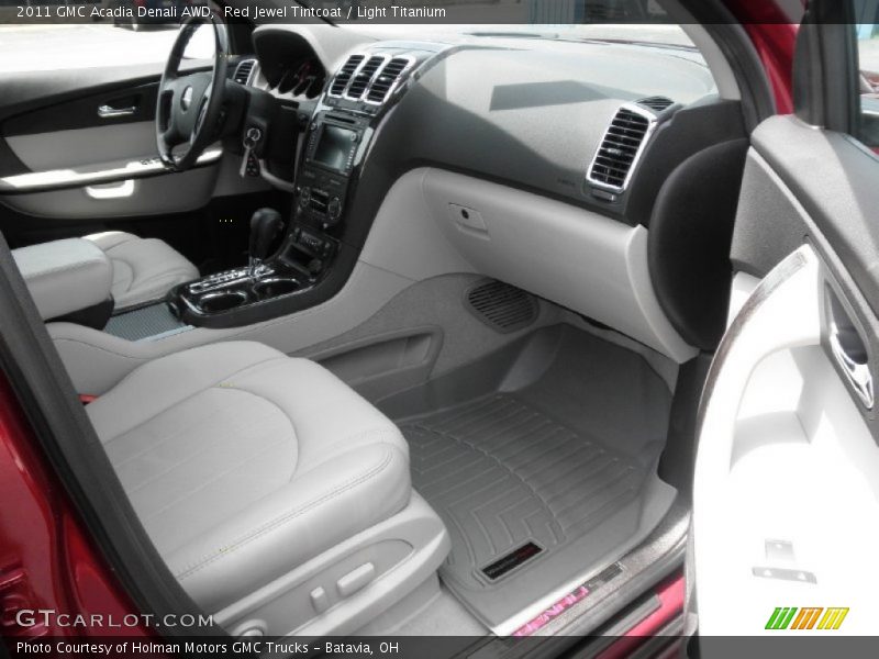 Red Jewel Tintcoat / Light Titanium 2011 GMC Acadia Denali AWD